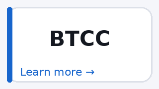 BTCC exchange