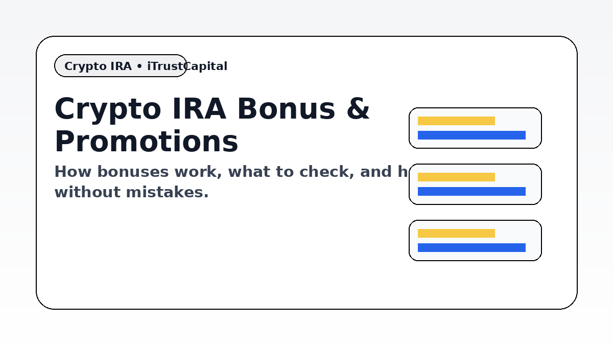 Crypto IRA Bonus Guide hero image