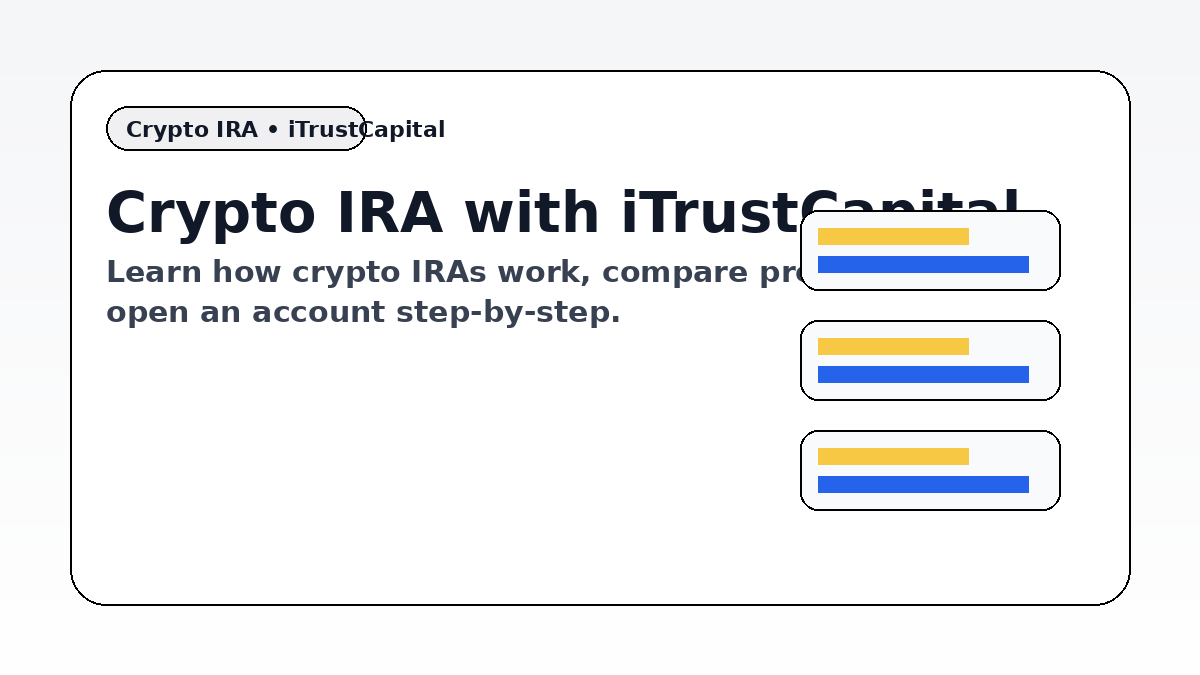 iTrustCapital Fees Explained hero image