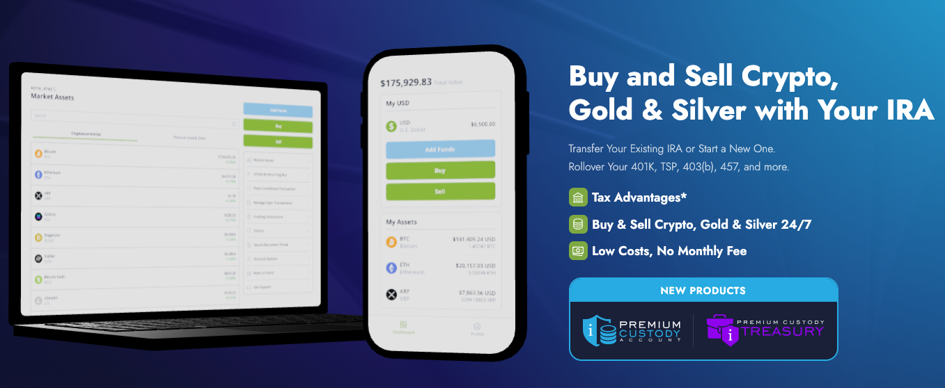 Crypto IRA — Bitcoin and crypto investing in a retirement account