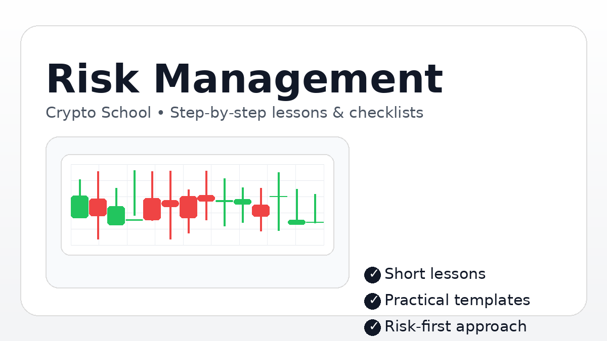 Crypto Risk Management — Rules to Prevent Getting Wrecked hero image