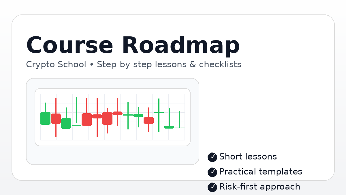 Crypto School Roadmap — The Step-by-Step Learning Plan hero image